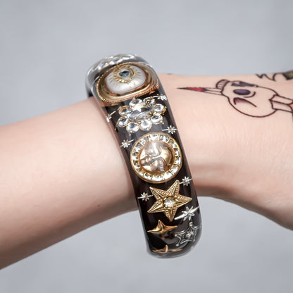 Celestial Eye Bracelet - Smoky Brown