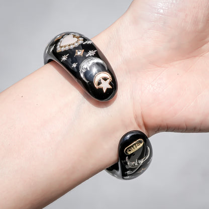 Midnight Sweetheart Bracelet - Black