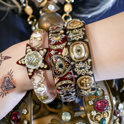 Celestial Eye Bracelet - Smoky Brown