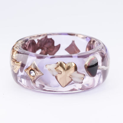 ANGEL RING / HEART ARROW / PURPLE / #12