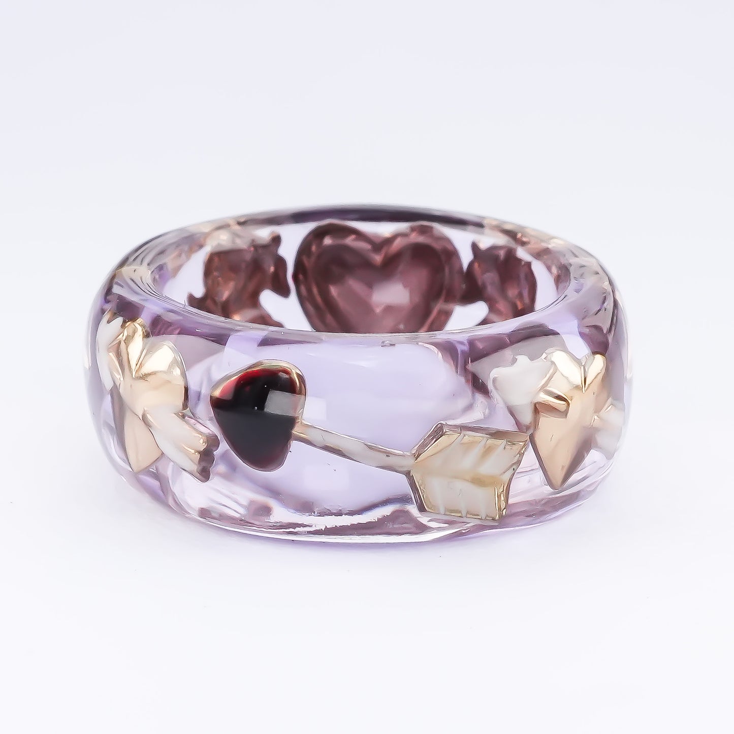 ANGEL RING / HEART ARROW / PURPLE / #12