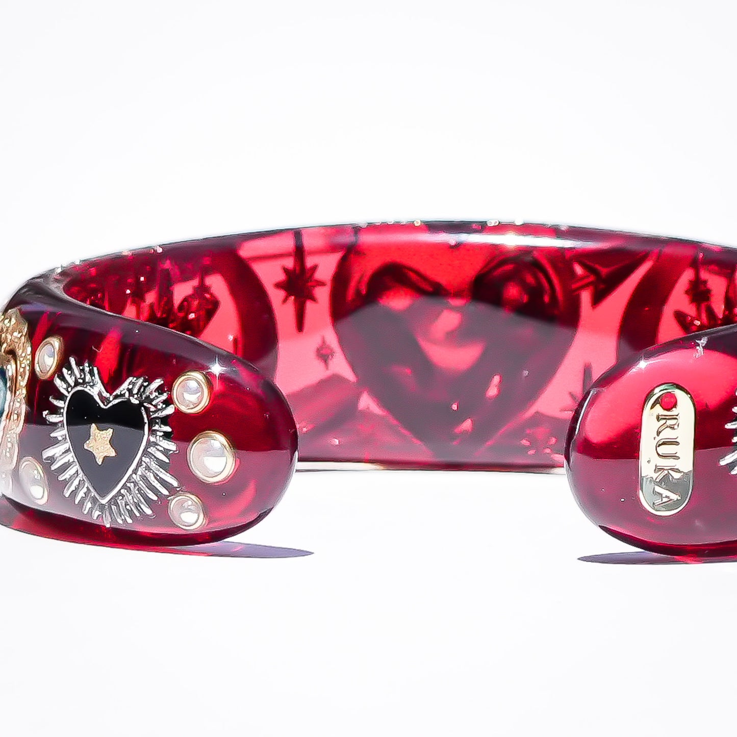 Sacred heart eye Bracelet - Red × Red