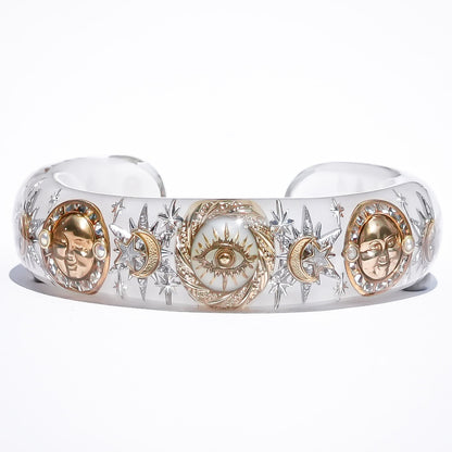 Celestial Eye Bracelet - Smoky White
