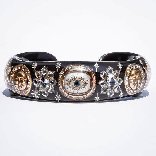 Celestial Eye Bracelet - Smoky Brown
