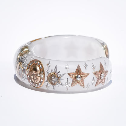 Celestial Eye Bracelet - Smoky White