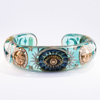 Mystic Forest Bangle – Emerald Green