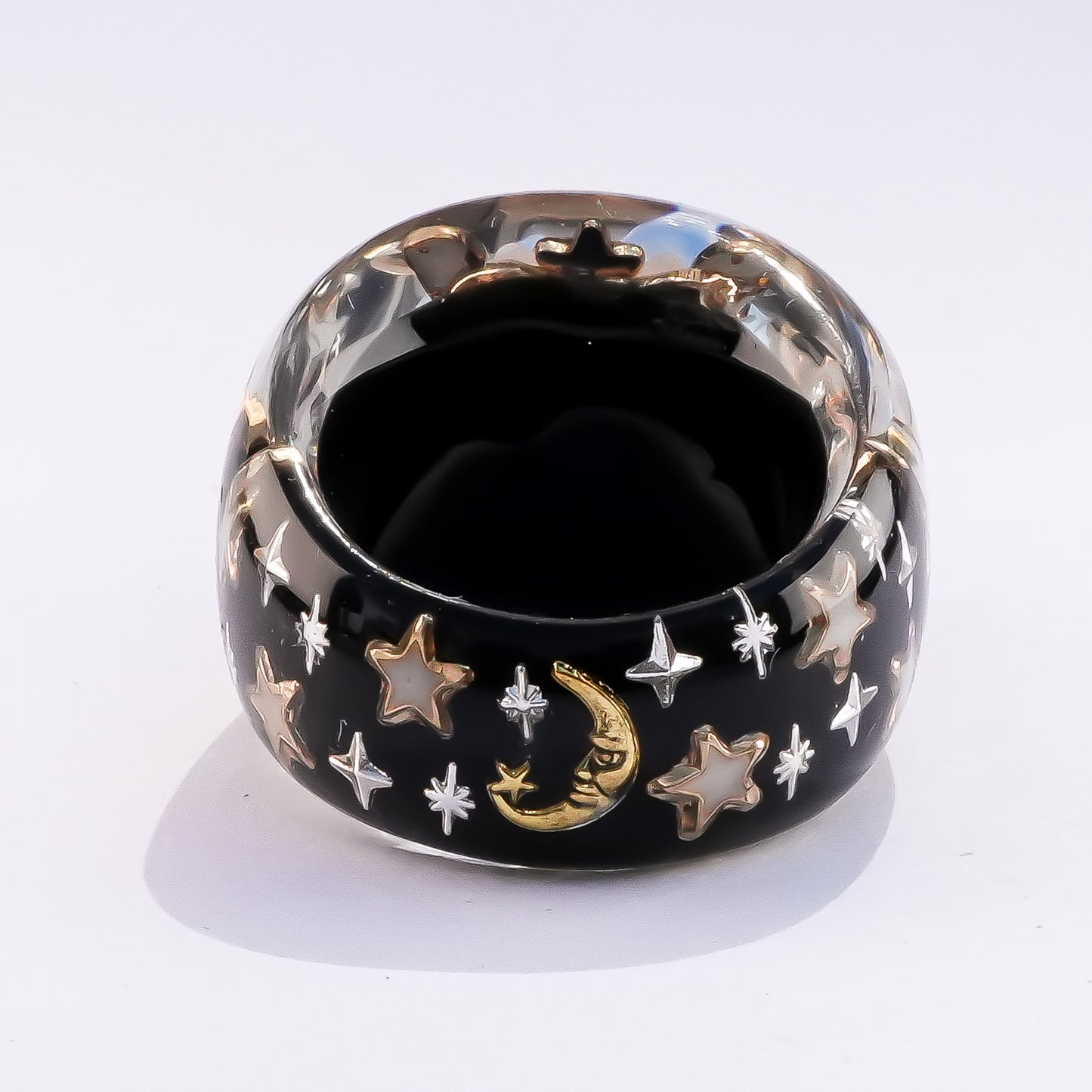 Moonlit Opal Ring – Black / #12 #14