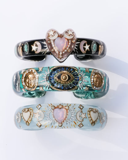 Mystic Forest Bangle – Emerald Green