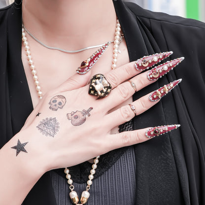 Bear Heart Ring - Black / #10 #13