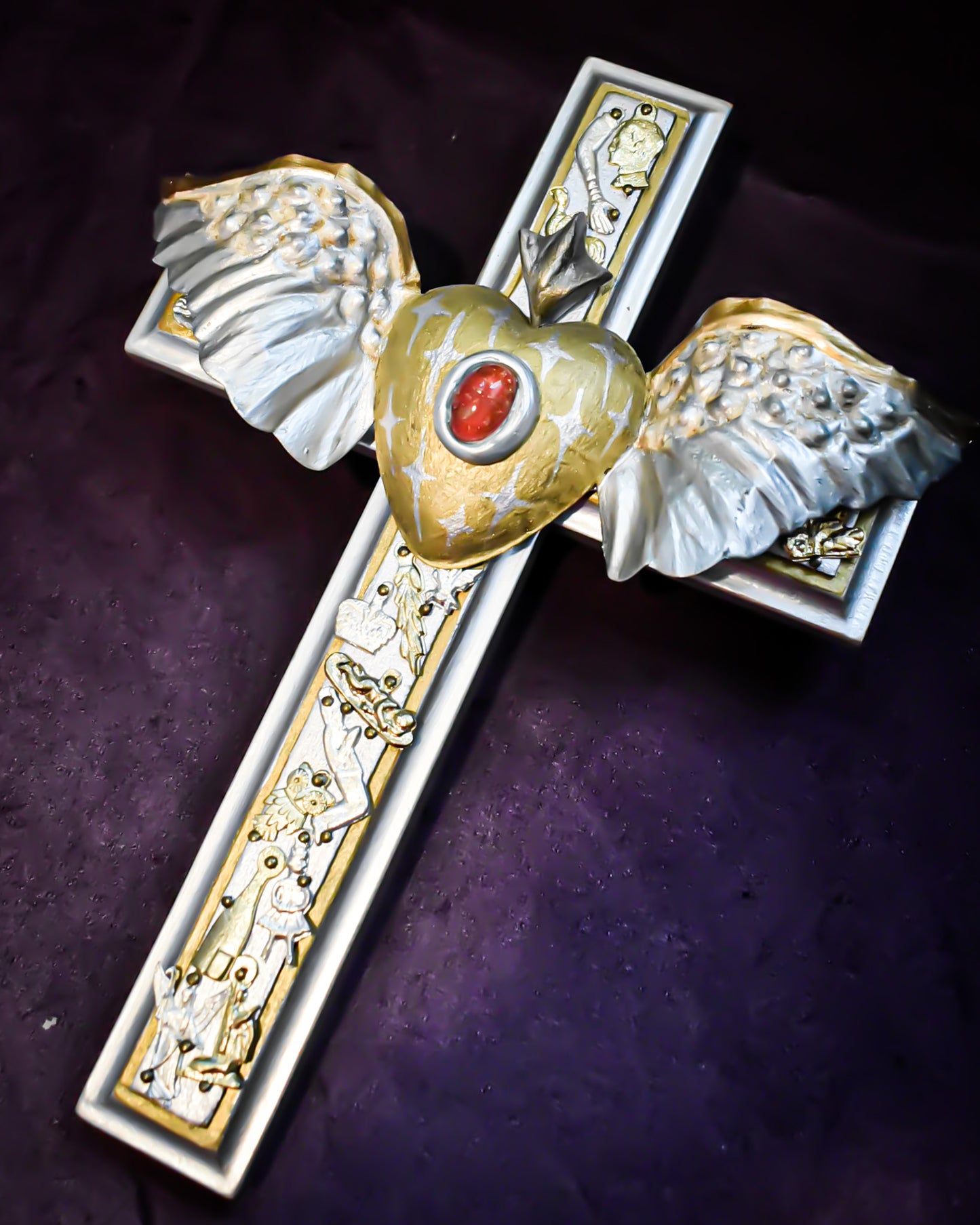 CROSS DECOR 2/ SILVER / MILAGRO