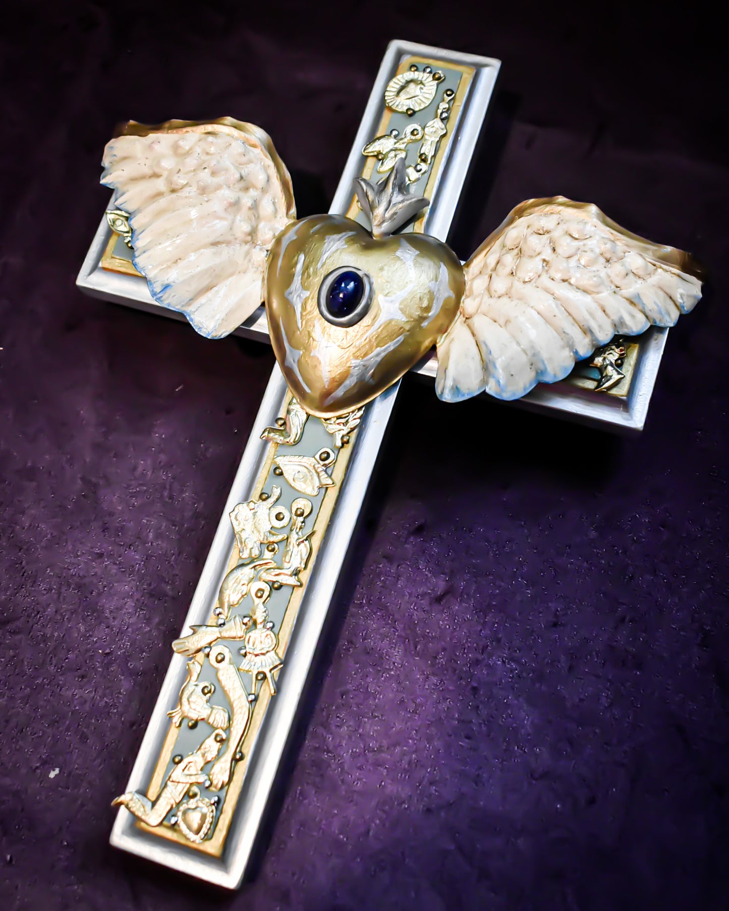 CROSS DECOR  2/ GREEN / MILAGRO