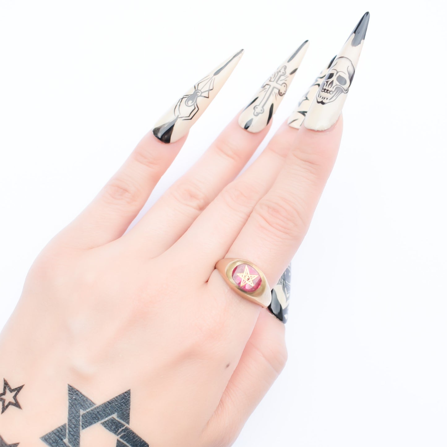 MASONIC EASTERN STAR RING / USA (10K) #15