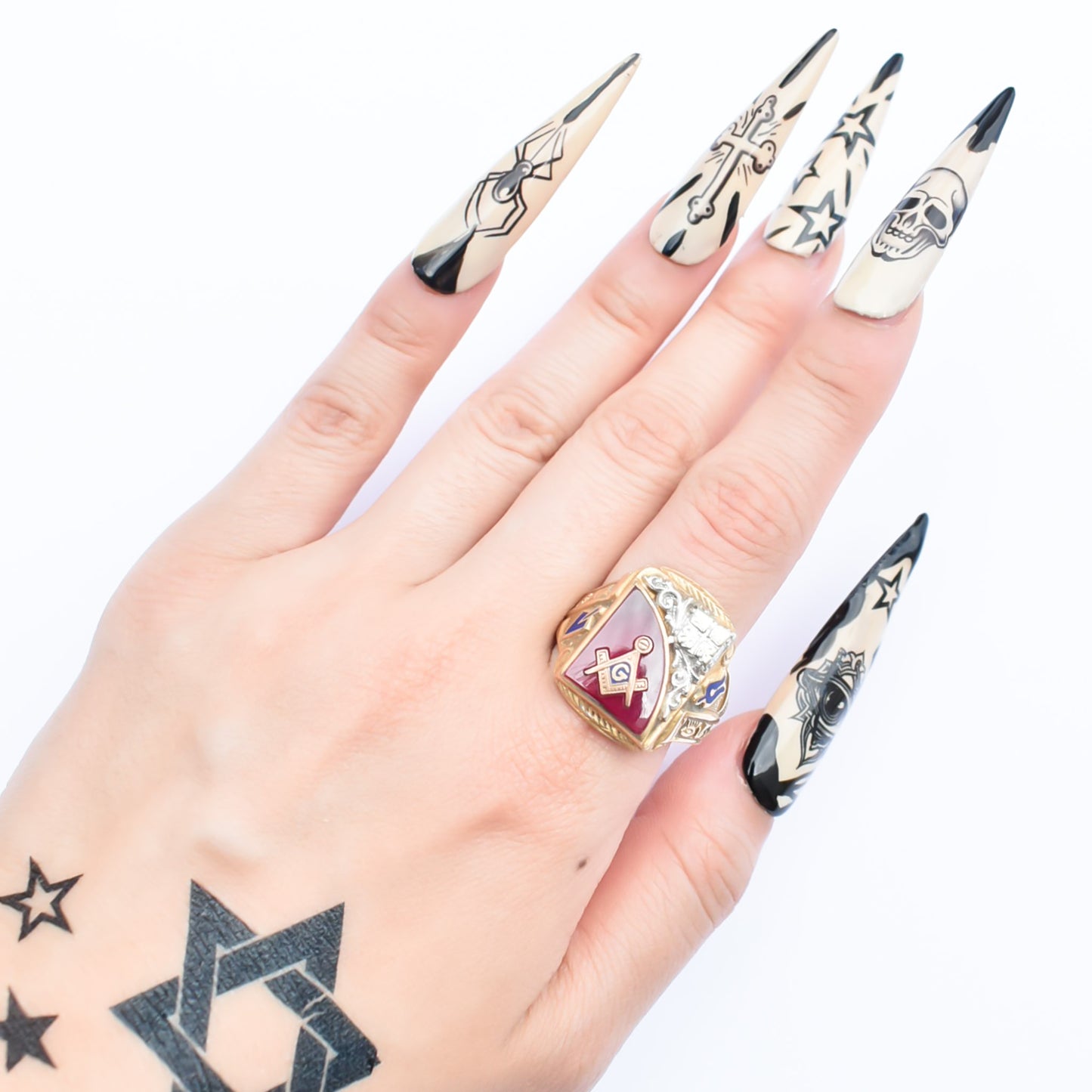 MASONIC RING / USA (10K) #21