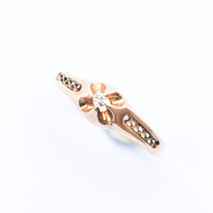 BABY RING / DIAMOND / 14K / #2