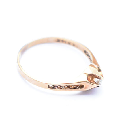 BABY RING / DIAMOND / 14K / #2