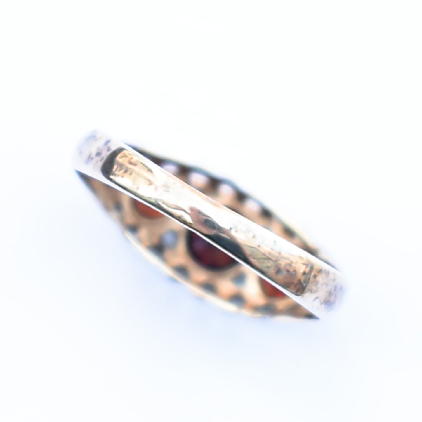 GARNET RING / DIAMOND / 9KYG / #15