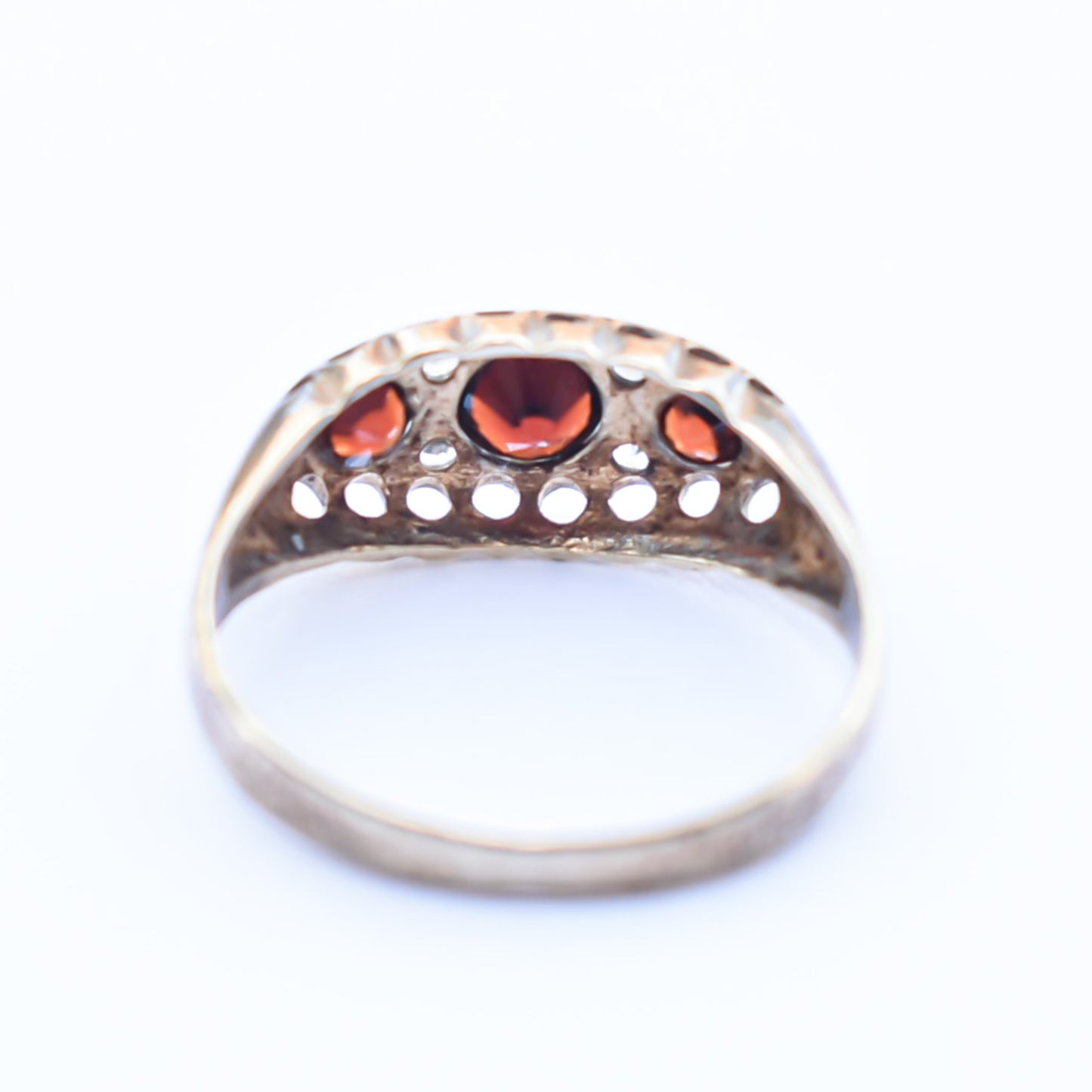 GARNET RING / DIAMOND / 9KYG / #15