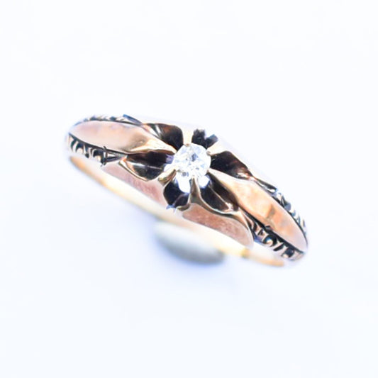 DIAMOND RING / USA / 14KYG / #12