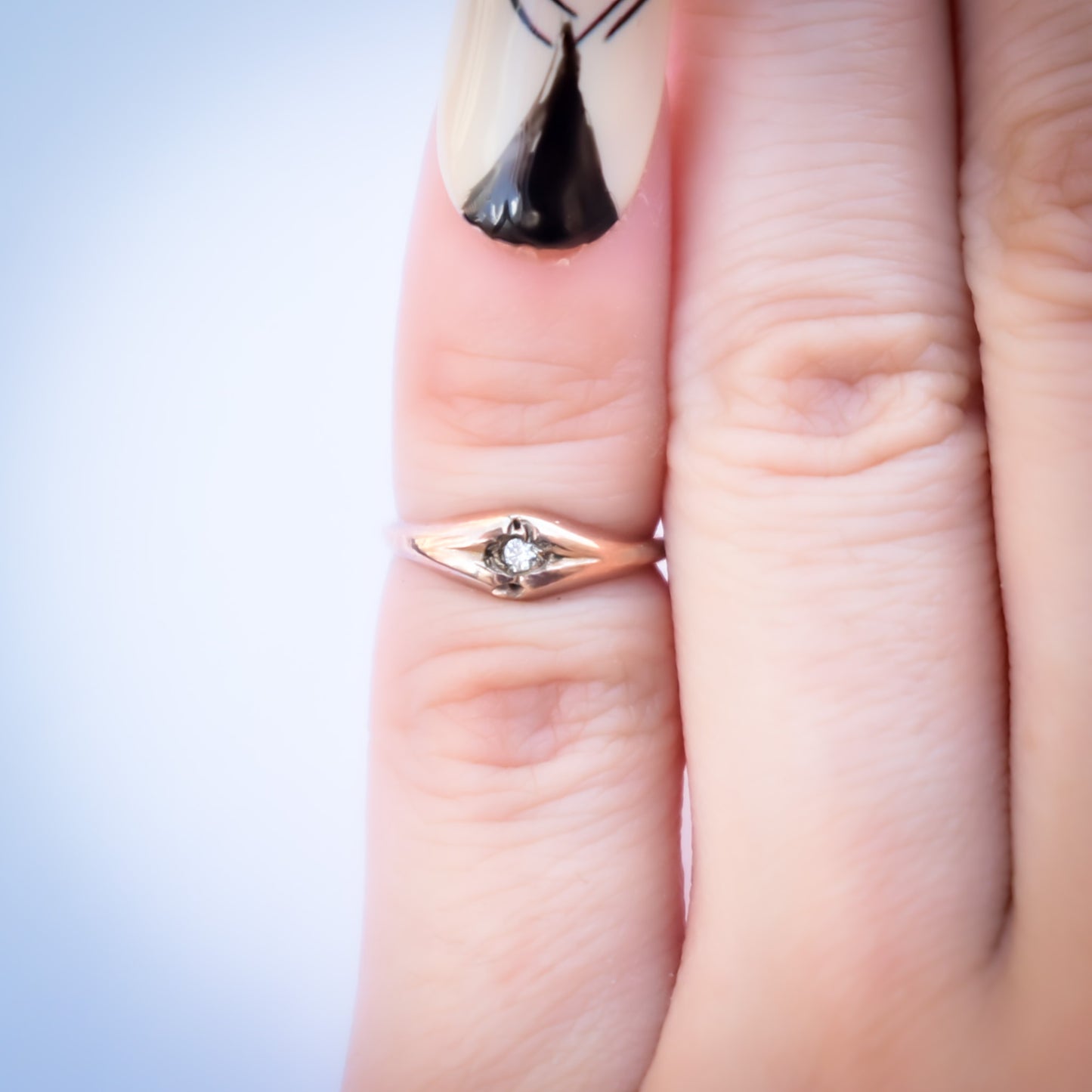 BABY RING / DIAMOND / 10K / #0