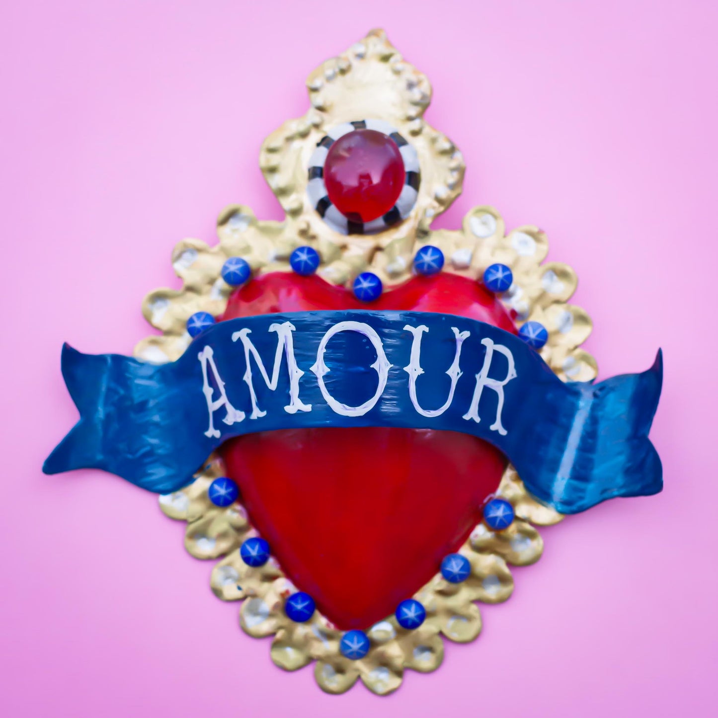 HEART DECOR / RED BLUE【 AMOUR】