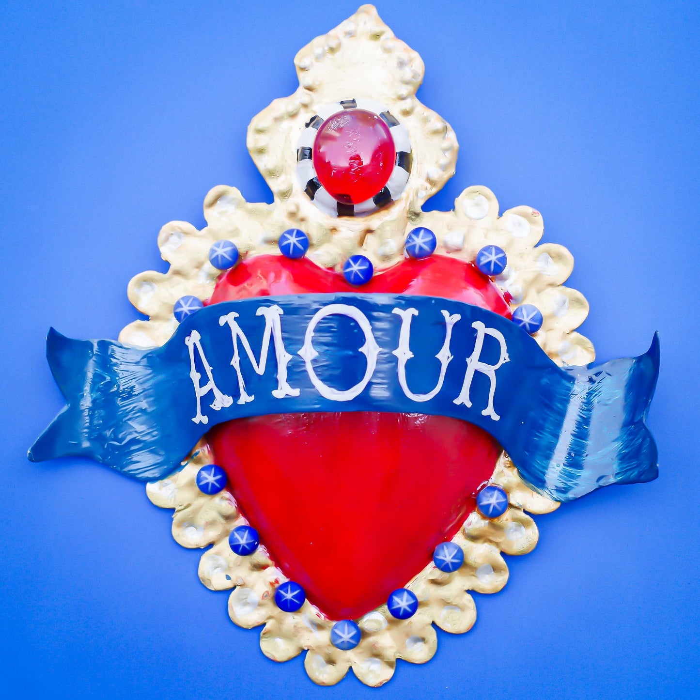 HEART DECOR / RED BLUE【 AMOUR】
