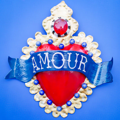 HEART DECOR / RED BLUE【 AMOUR】