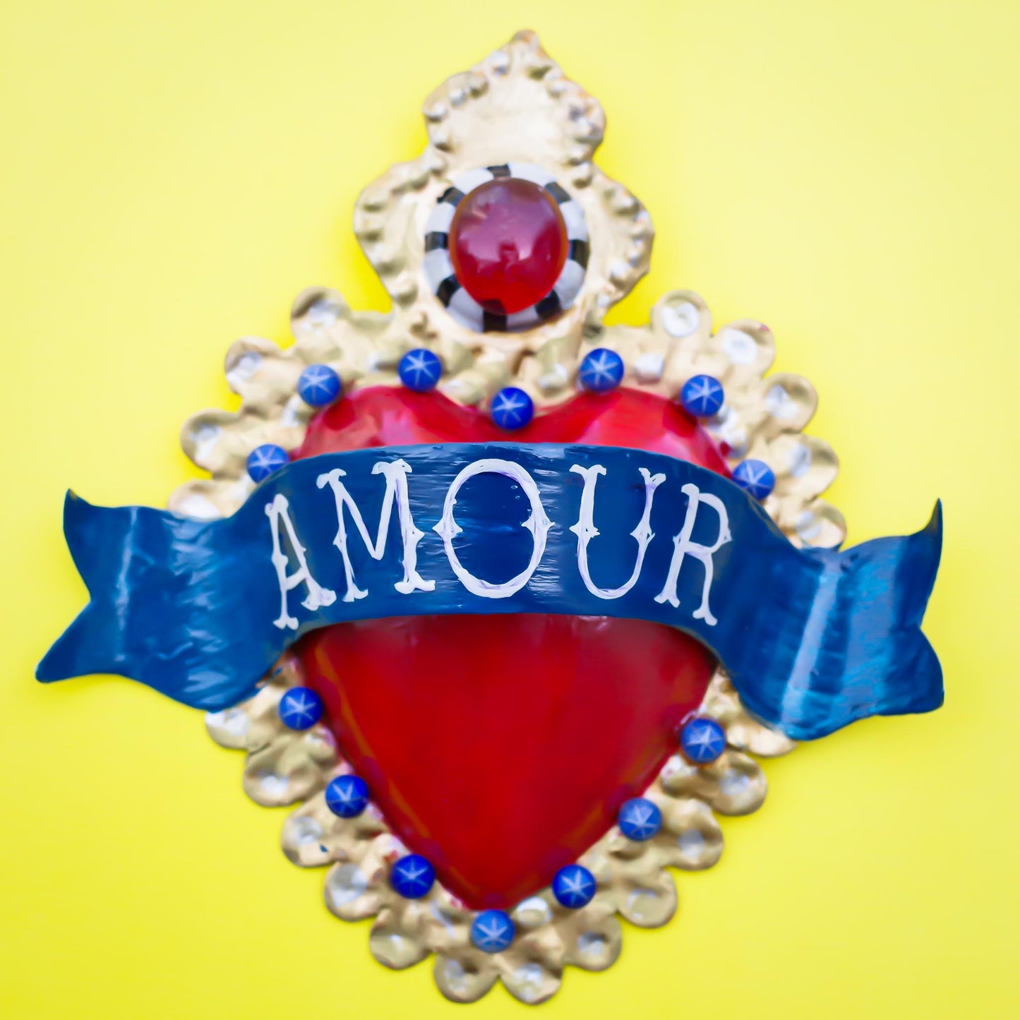 HEART DECOR / RED BLUE【 AMOUR】