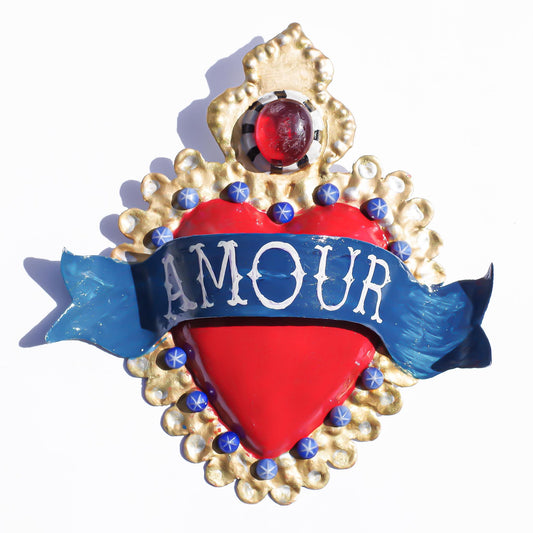 HEART DECOR / RED BLUE【AMOUR】