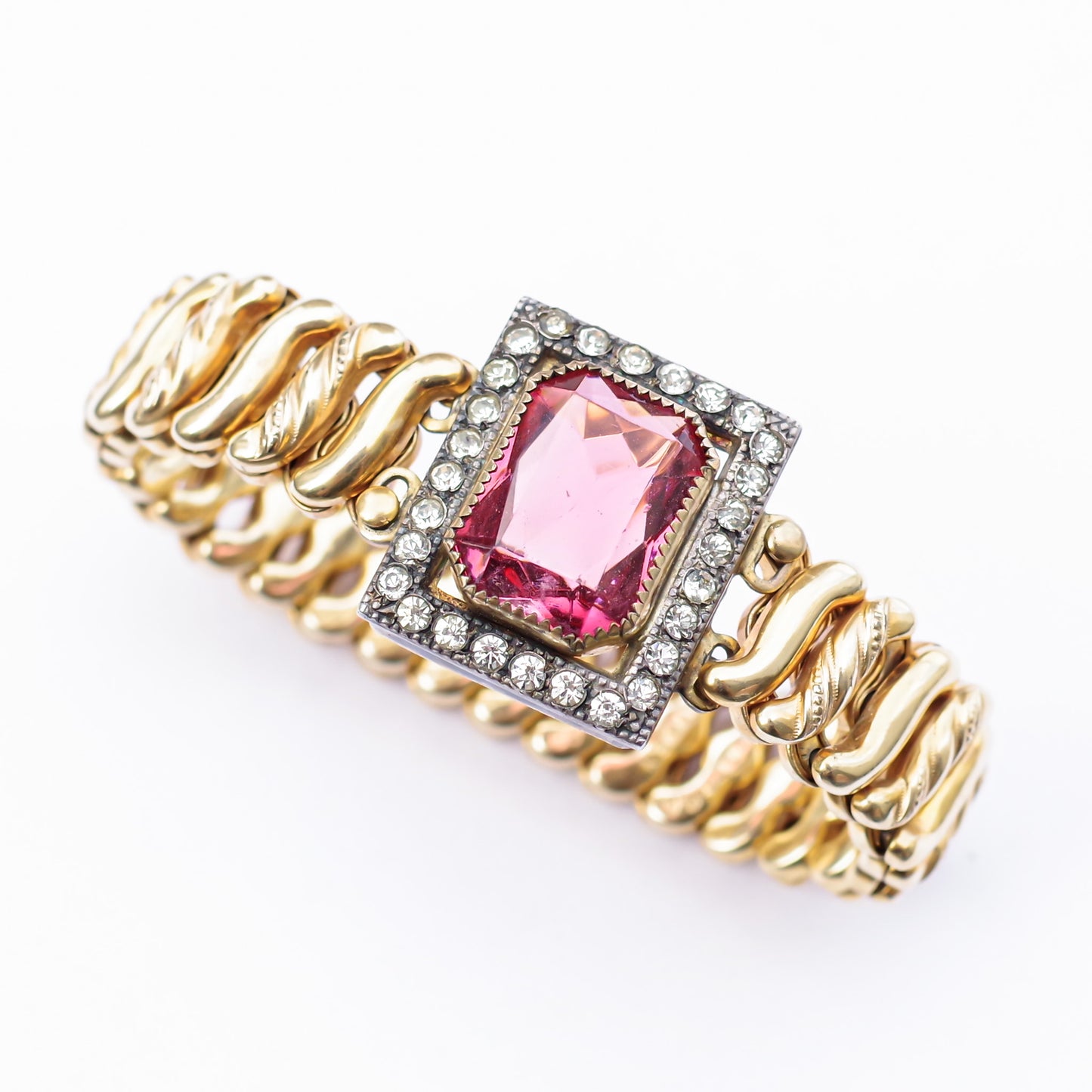 SWEET HEART BRACELET / USA / 14KGF / PINK