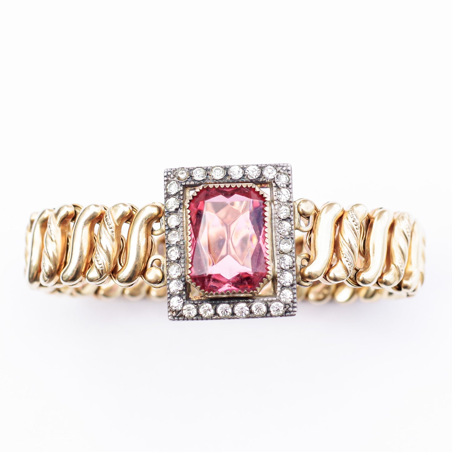 SWEET HEART BRACELET / USA / 14KGF / PINK