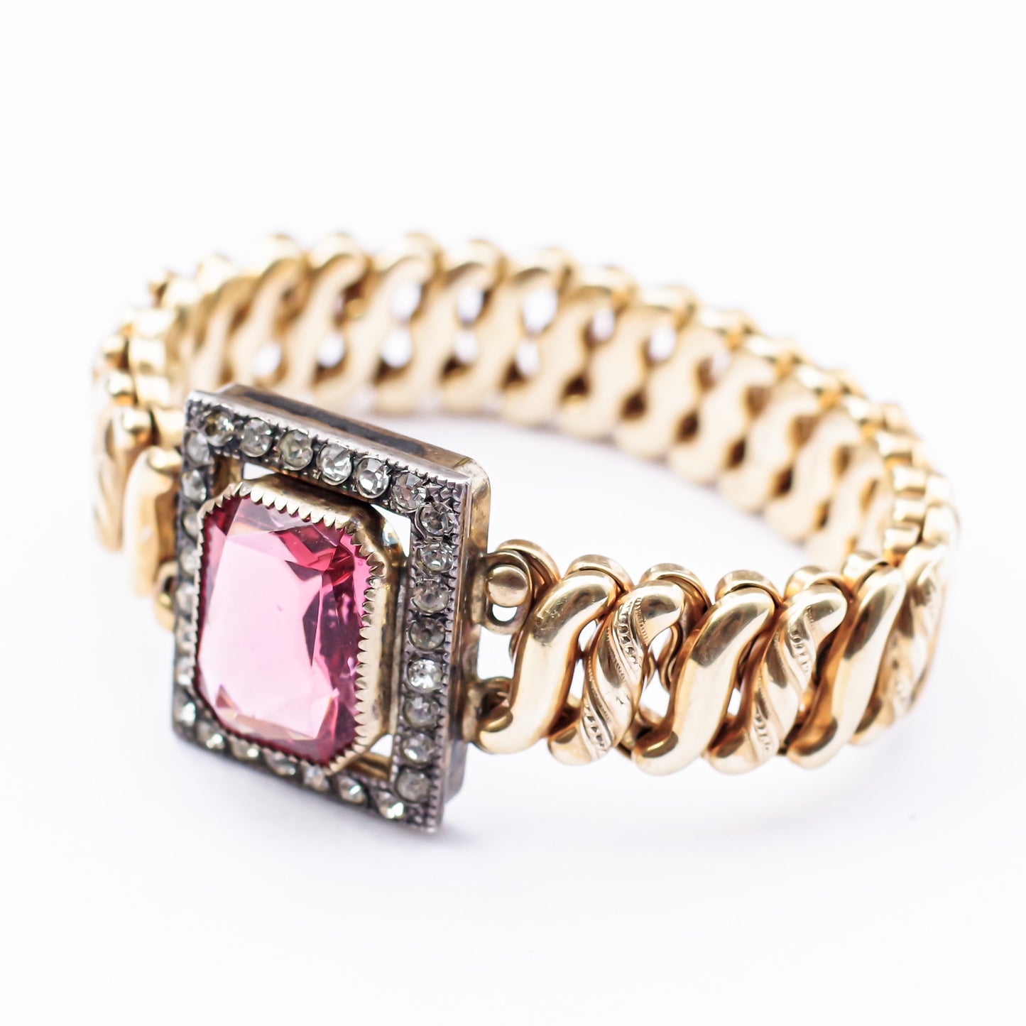 SWEET HEART BRACELET / USA / 14KGF / PINK