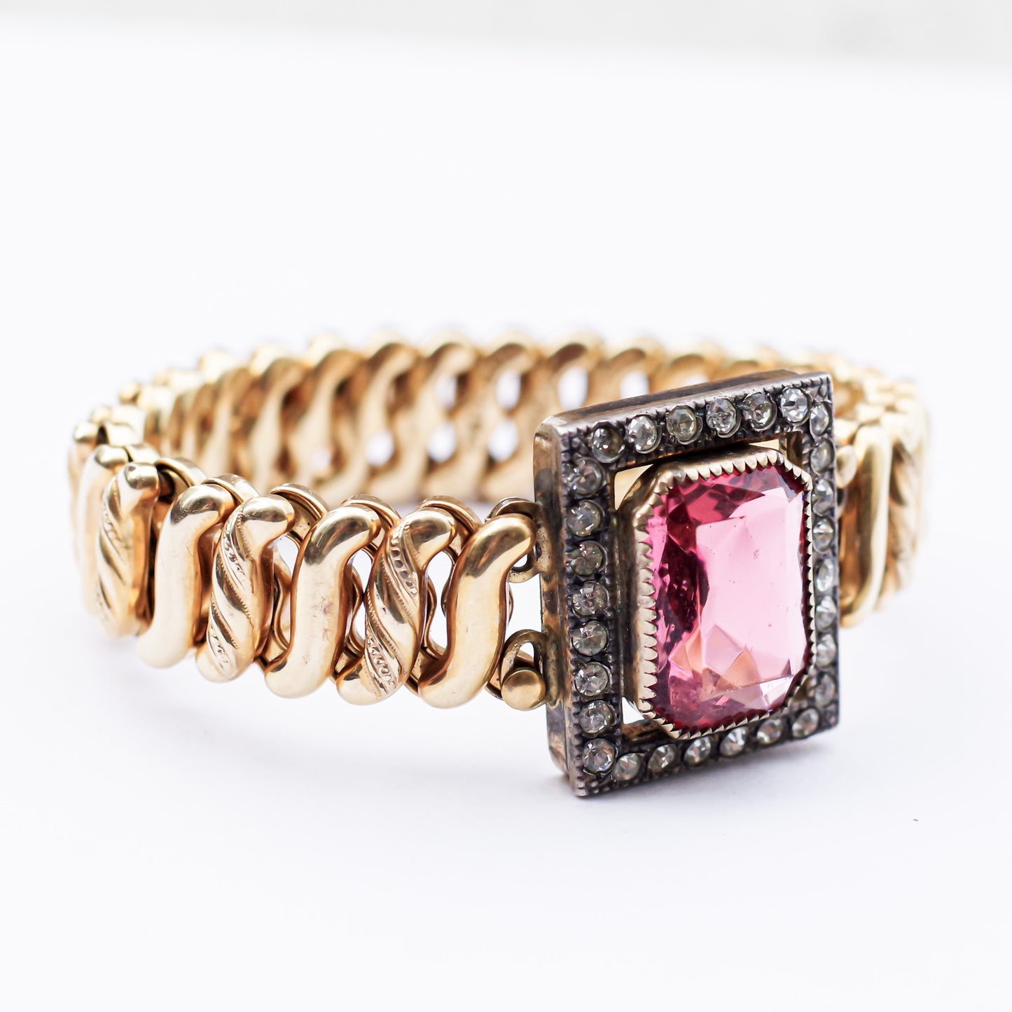SWEET HEART BRACELET / USA / 14KGF / PINK