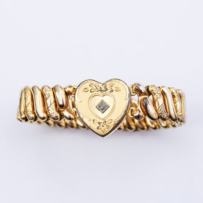 SWEETHEART BRACELET / USA / 14KGF / crystal