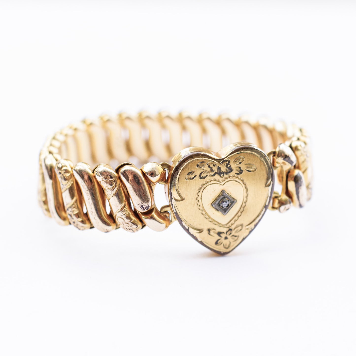 SWEETHEART BRACELET / USA / 14KGF / crystal