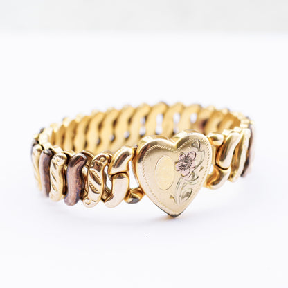 SWEETHEART BRACELET / USA / 14KGF / flower