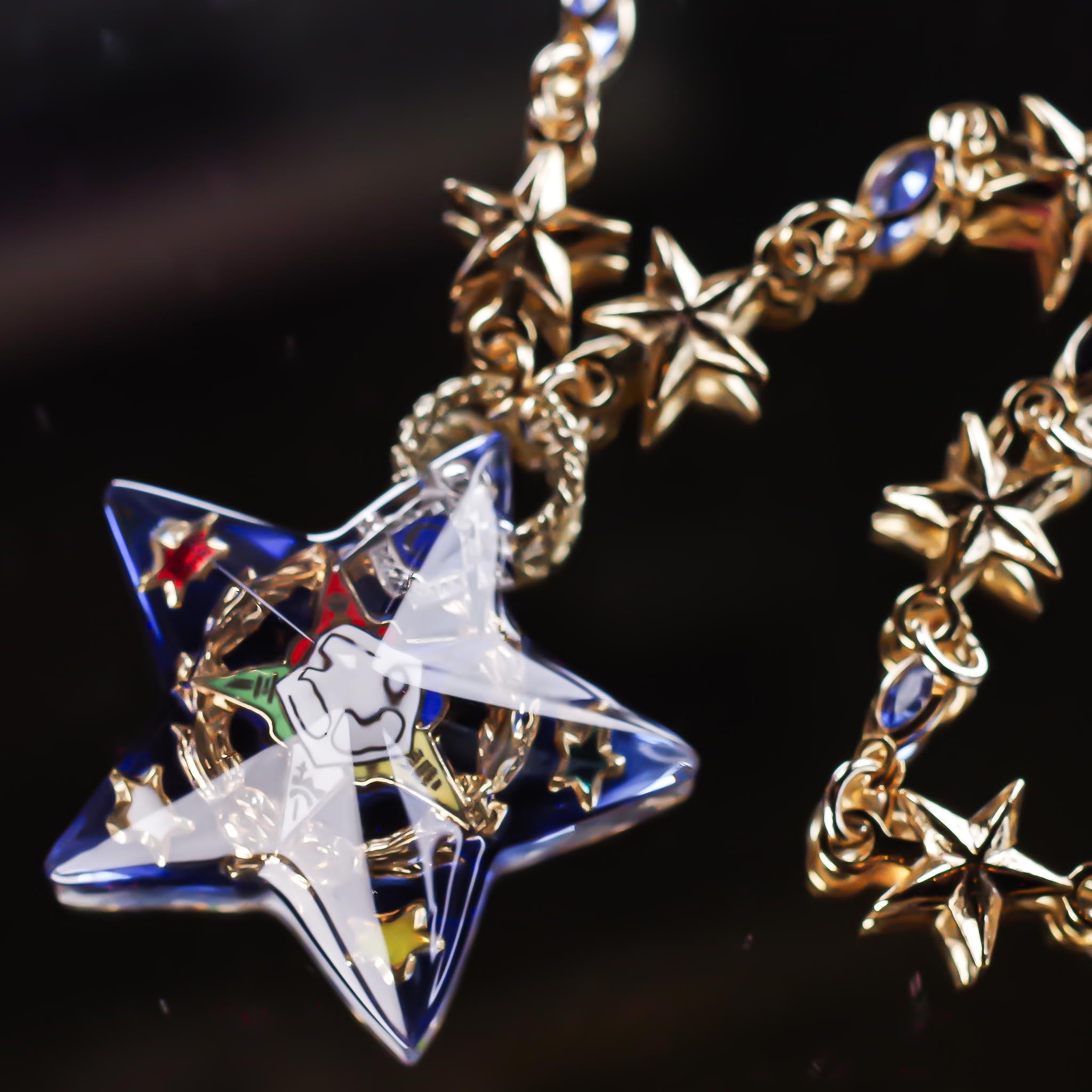 MAGICAL NECKLACE / EASTERN STAR / BLUE – RUKA