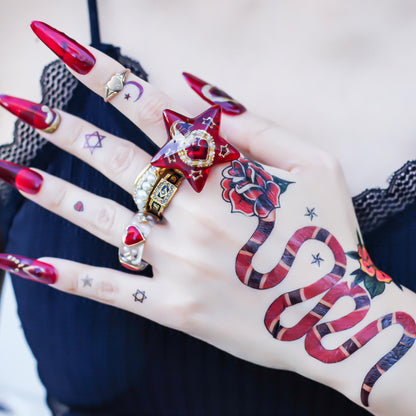 MAGICAL RING / STAR / MEMENTO MORI / RED / #12