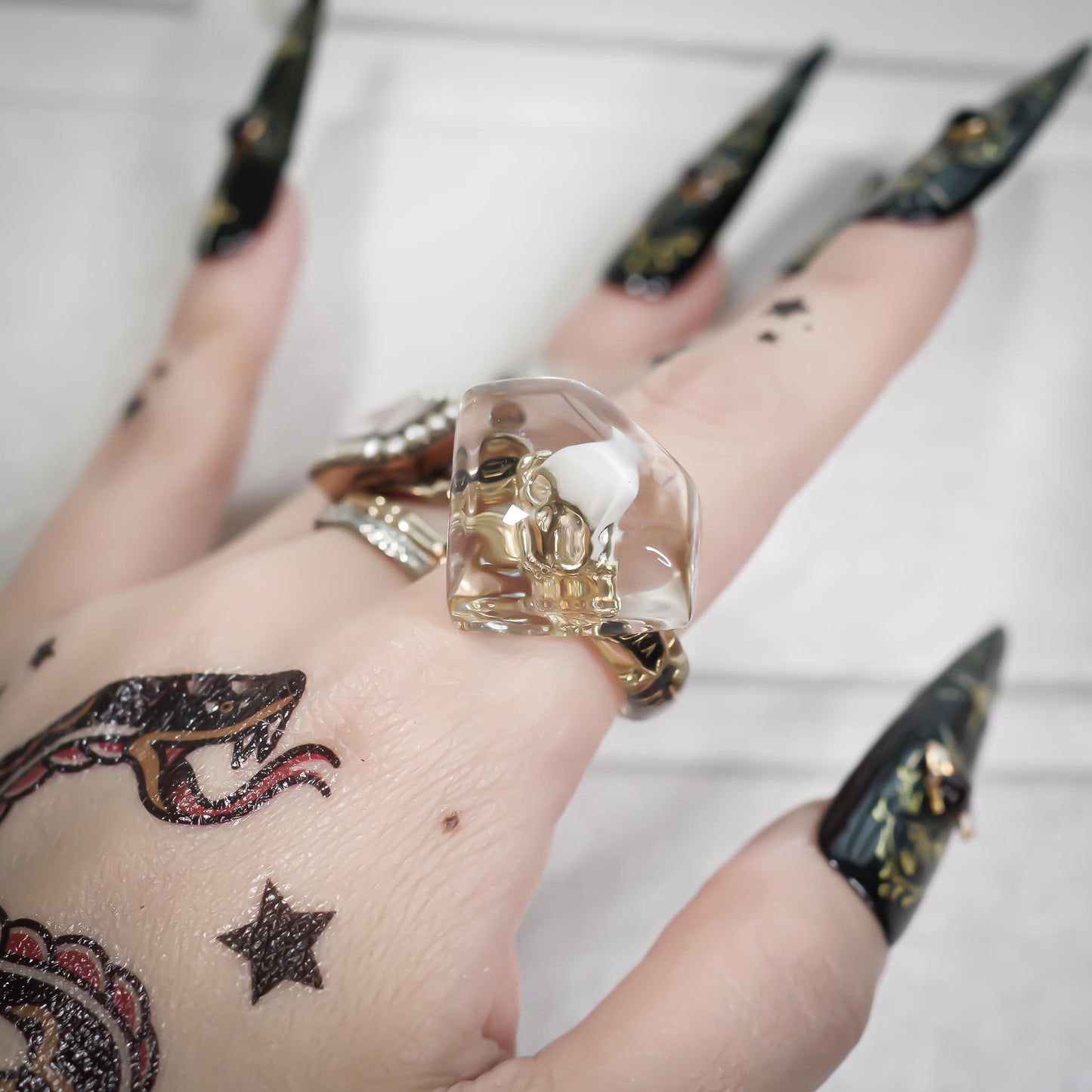 MEMENTO MORI RING / DIAMOND / #12