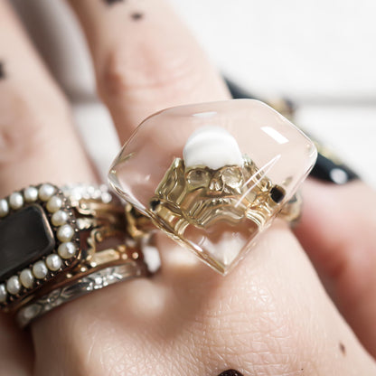 MEMENTO MORI RING / DIAMOND / #12