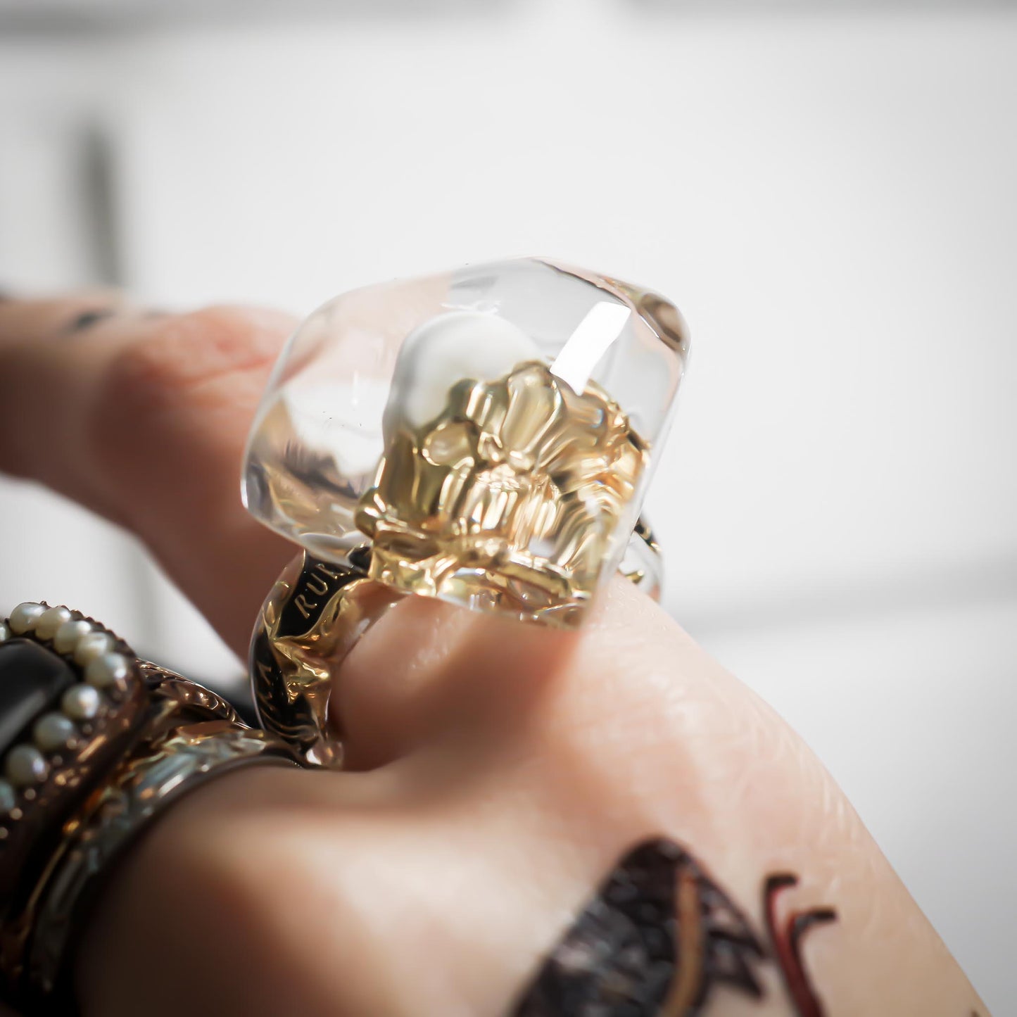 MEMENTO MORI RING / DIAMOND / #12