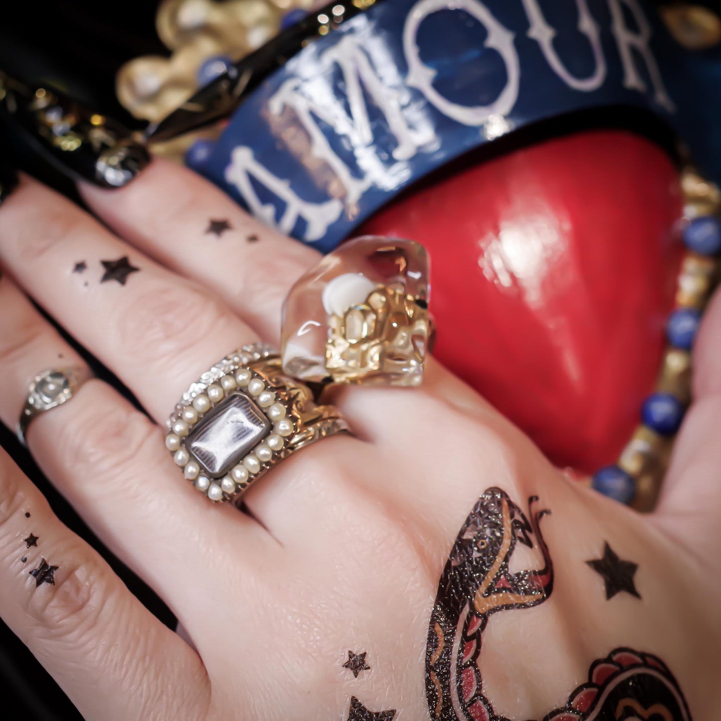 MEMENTO MORI RING / DIAMOND / #12