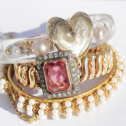 PEARL BRACELET / GOLD / MIRIAM HASKELL