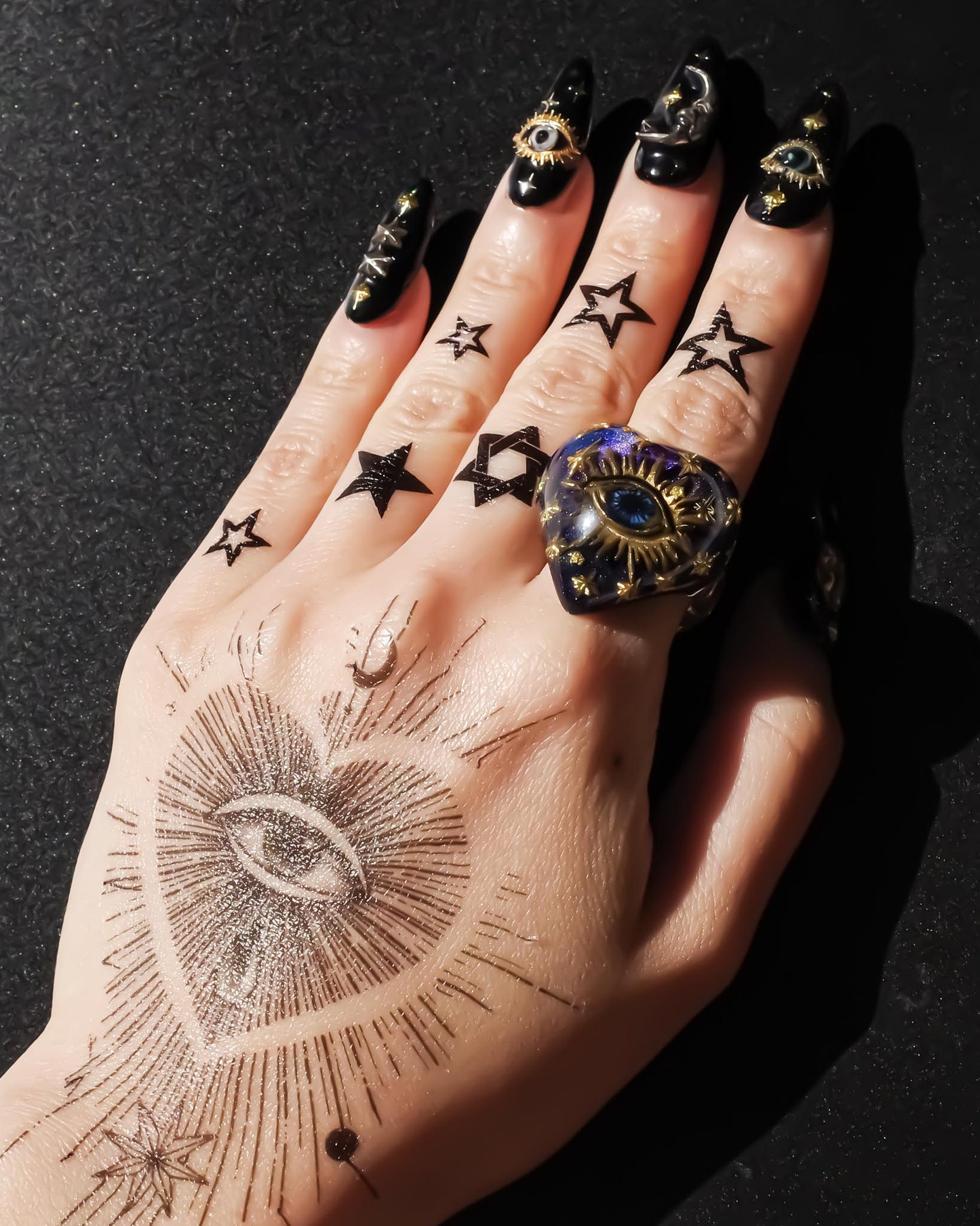 EYE HEART RING / GALAXY