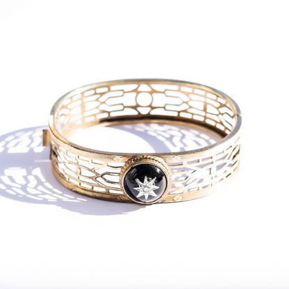 BLACK STAR BRACELET / USA / 1800S / 14kgf