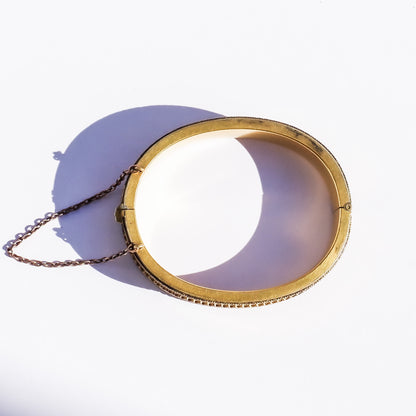 ANTIQUE BANGLE / USA 1800S (B&B) / 12KGF
