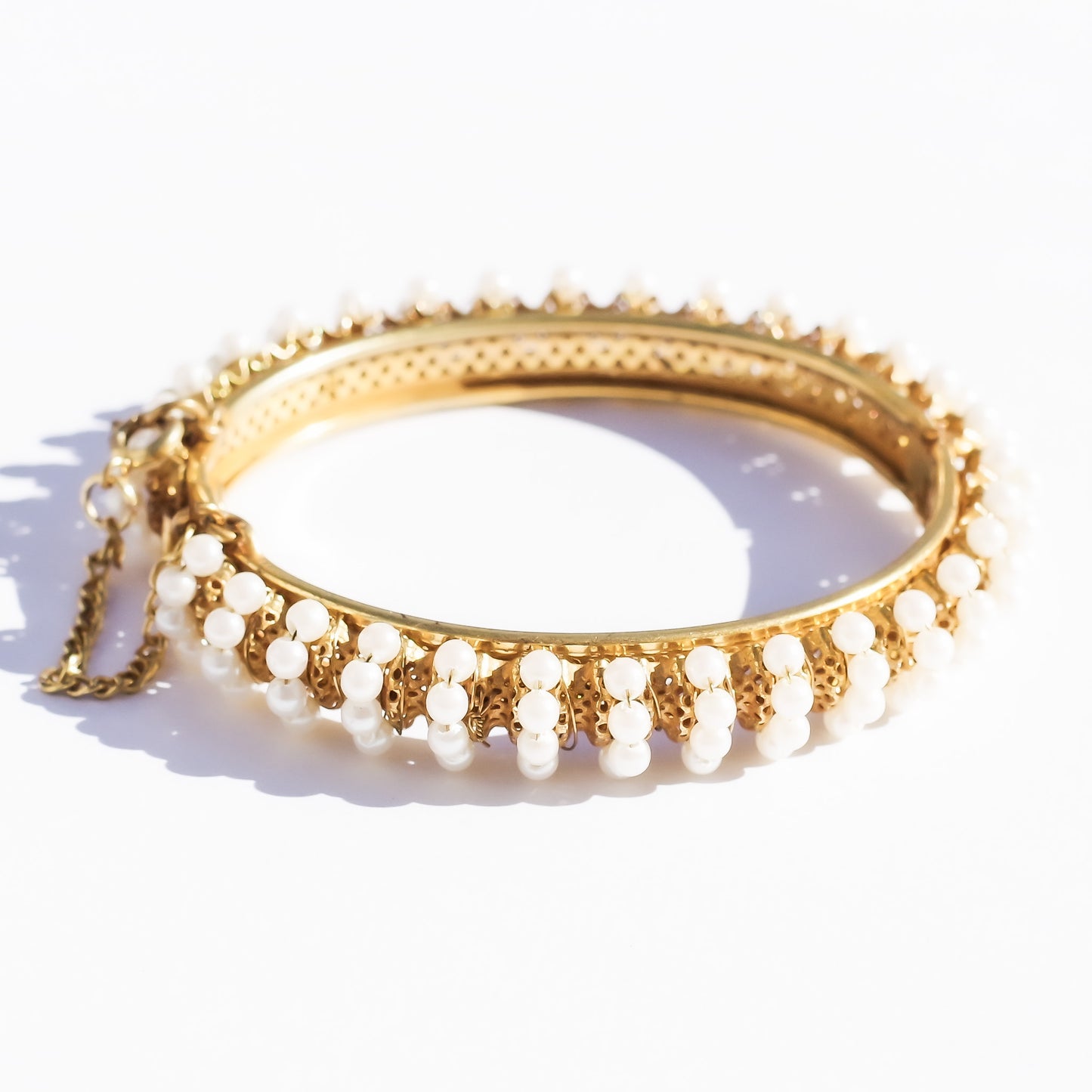PEARL BRACELET / GOLD / MIRIAM HASKELL