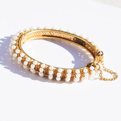 PEARL BRACELET / GOLD / MIRIAM HASKELL