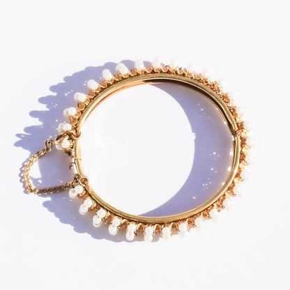 PEARL BRACELET / GOLD / MIRIAM HASKELL