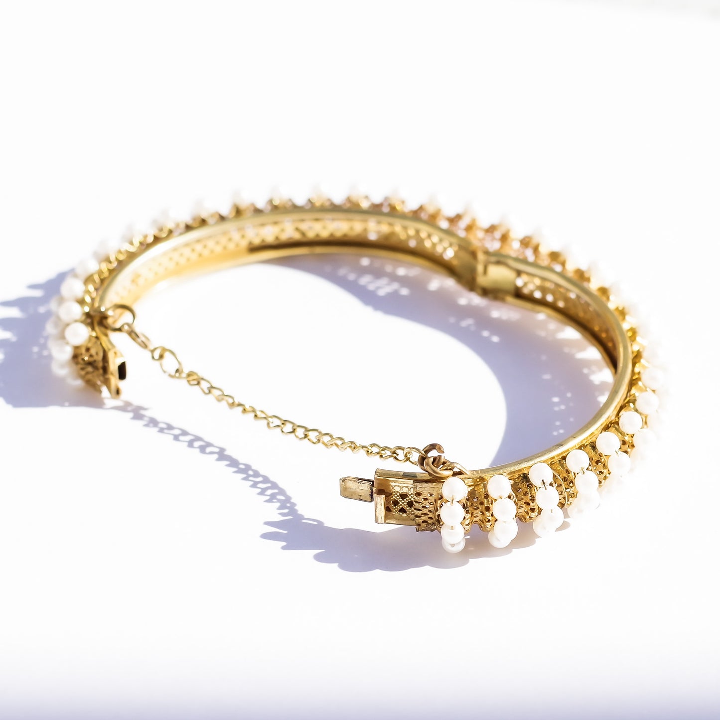 PEARL BRACELET / GOLD / MIRIAM HASKELL