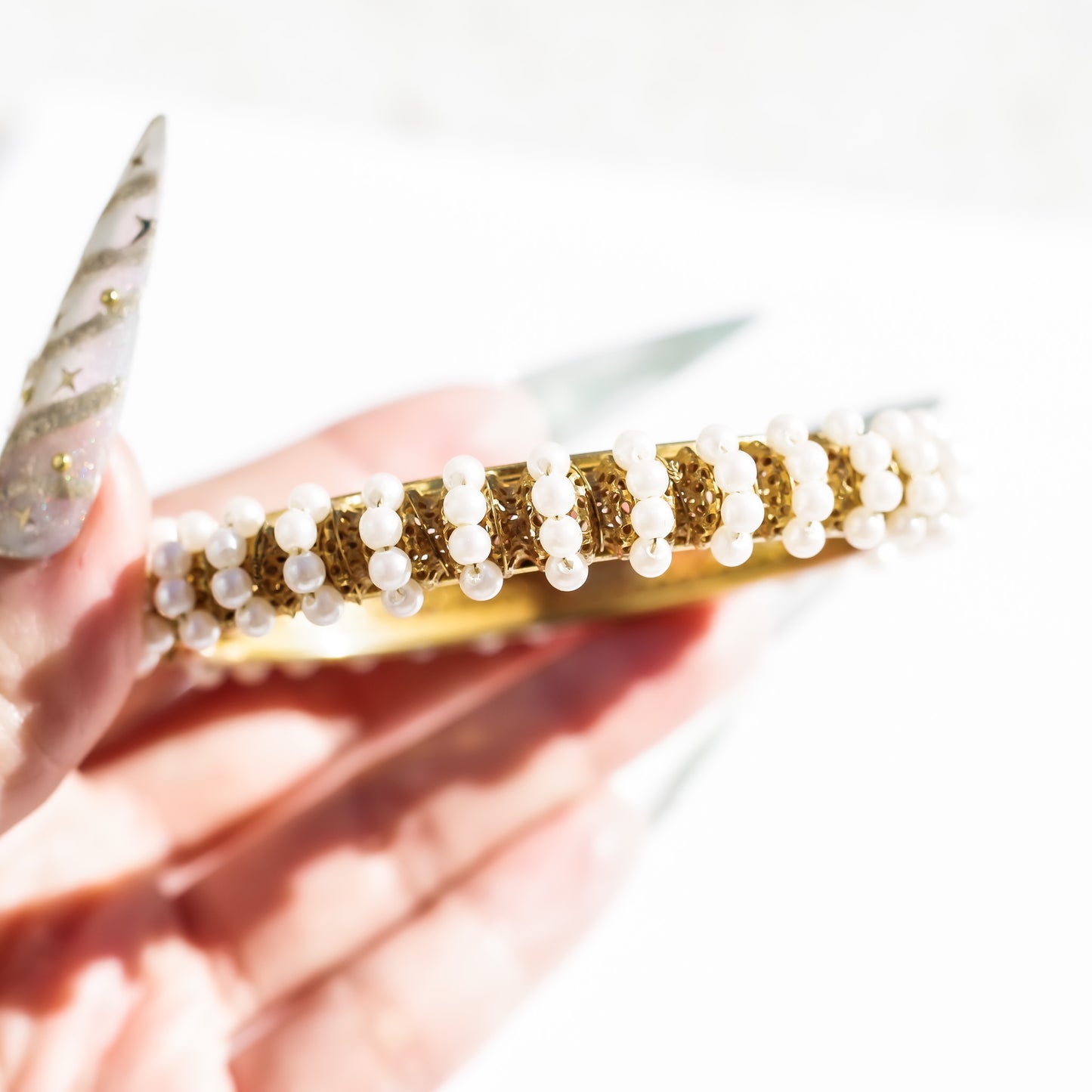 PEARL BRACELET / GOLD / MIRIAM HASKELL